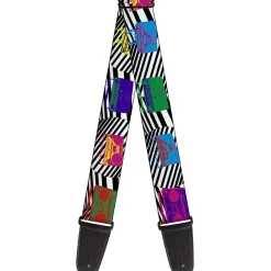 Guitar Strap - Eighties Boomboxes