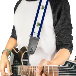 Guitar Strap - El Salvador Flag