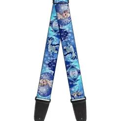 Guitar Strap - Elsa Olaf Marshmallow SNOW QUEEN-COLD HEARTED