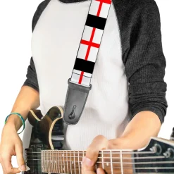 Guitar Strap - England Flags