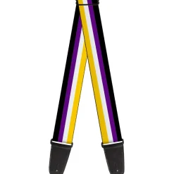 Guitar Strap - Flag Non-Binary Stripe