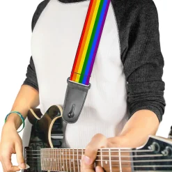 Guitar Strap - Flag Pride Rainbow
