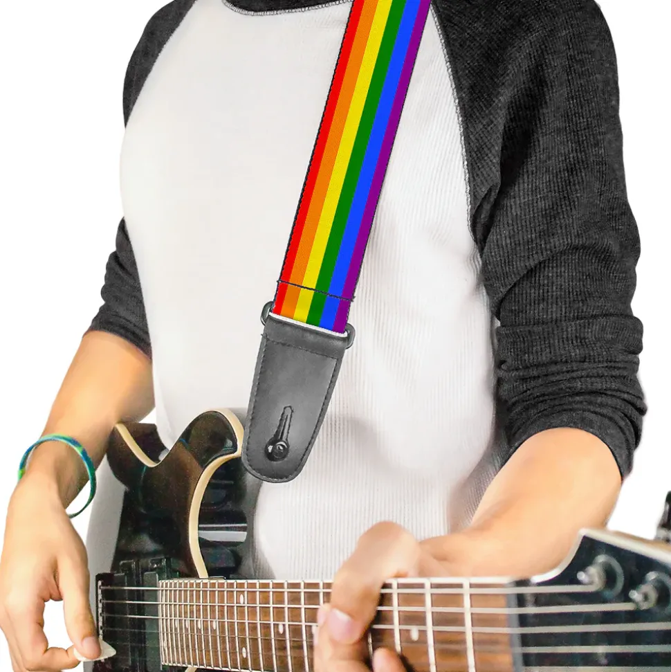 Guitar Strap - Flag Pride Rainbow