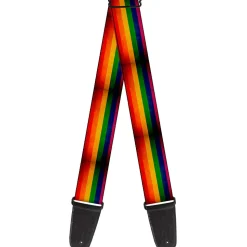 Guitar Strap - Flag Pride Distressed Rainbow