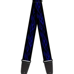 Guitar Strap - Flame Blue