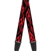 Guitar Strap - Flame Red