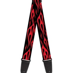 Guitar Strap - Flame Red