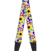 Guitar Strap - Flower Peace Power