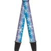 Guitar Strap - Frozen II Snowflakes Blues/Purples/White