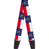 Guitar Strap - Georgia Flag