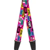 Guitar Strap - Girls Rule Bubbles