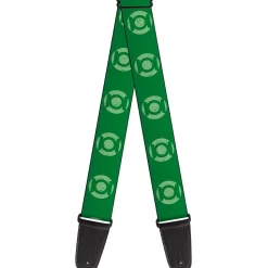 Guitar Strap - Green Lantern Logo Weathered Greens