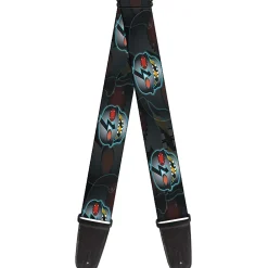 Guitar Strap - High Voltage Skull