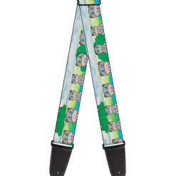 Guitar Strap - Hippo Cartoon