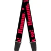 Guitar Strap - HMMM, I DON'T THINK SO! Black Pink