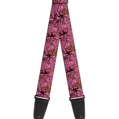 Guitar Strap - Hunting Camo Pinks