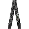 Guitar Strap - Joker The Killing Joke Holding Head Pose HAHAHA Repeat White Black