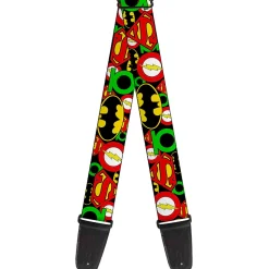 Guitar Strap - Justice League Stacked Logos