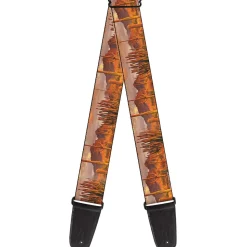 Guitar Strap - Landscape Desert Cacti