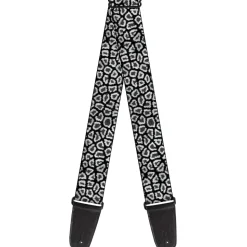 Guitar Strap - Leopard Black