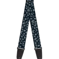 Guitar Strap - Leopard Grays