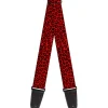 Guitar Strap - Leopard Red
