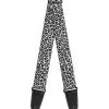 Guitar Strap - Leopard White