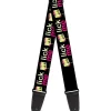 Guitar Strap - LICK ME Battery Cartoon