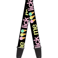 Guitar Strap - LICK ME Ice Cream Cones