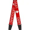 Guitar Strap - LIFEGUARD/Logo Red/White