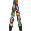 Guitar Strap - LOVE IS LOVE BD Tie Dye White