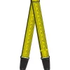 Guitar Strap - Measuring Tape Inches + Centimeters