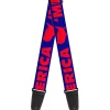 Guitar Strap - MERICA USA Silhouette Blue Red