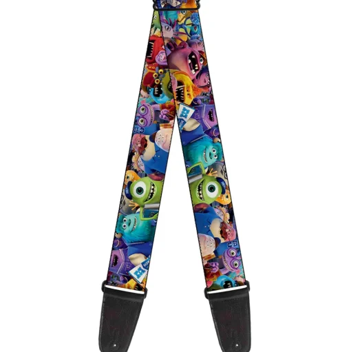 Guitar Strap - Monsters University Monsters Stacked