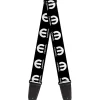 Guitar Strap - MOPAR Logo Repeat Black White