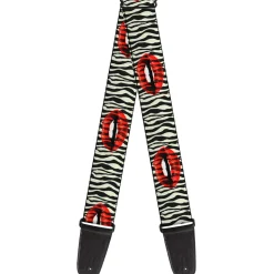 Guitar Strap - Mouth Zebra
