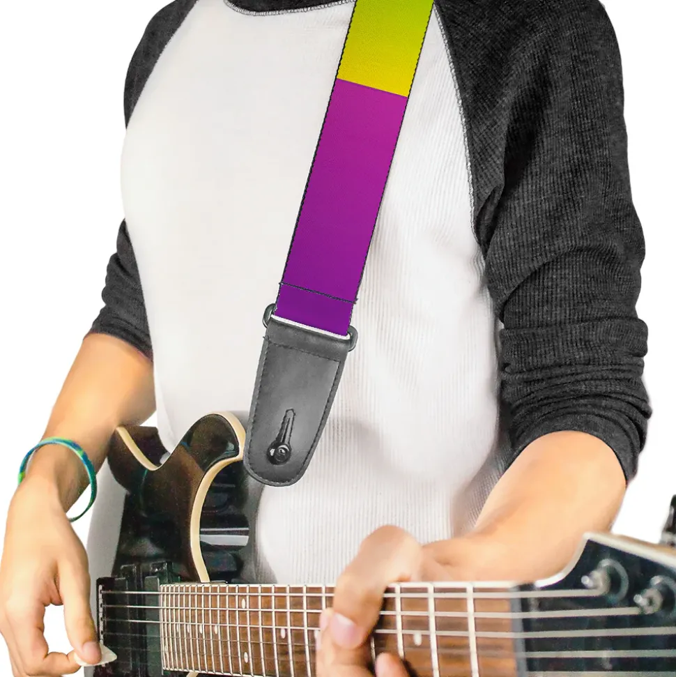 Guitar Strap - Multi Color Blocks