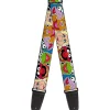 Guitar Strap - Muppets Faces CLOSE-UP Black