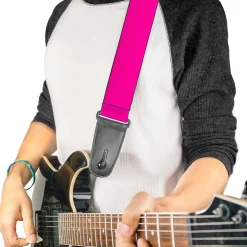 Guitar Strap - Neon Pink