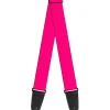Guitar Strap - Neon Pink Print