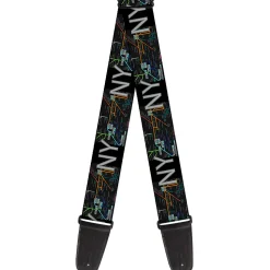 Guitar Strap - New York Subway