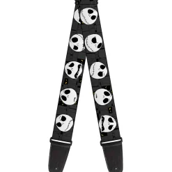 Guitar Strap - Nightmare Before Christmas Jack Expressions Gray