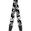 Guitar Strap - Nightmare Before Christmas Zero Expressions Black/White
