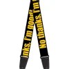 Guitar Strap - NO THANKS, I'M GOOD! Black Gold