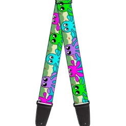 Guitar Strap - Octopus Cartoon
