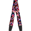 Guitar Strap - Ohio Flags Stacked
