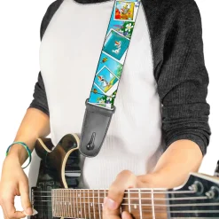Guitar Strap - Olaf Summertime Snapshots