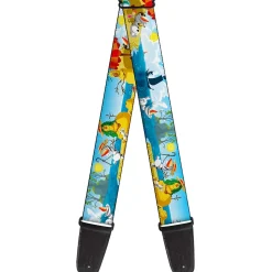 Guitar Strap - Olaf Summertime Scenes