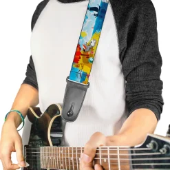 Guitar Strap - Olaf Summertime Scenes