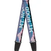 Guitar Strap - Orgeon MT HOOD Scenery Blues Purples Black White